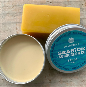 Seasick Sunscreen Co - NZ made sunscreen with raw NZ beeswax