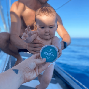 Seasick Sunscreen Co - safe sunscreen for babies and sailors